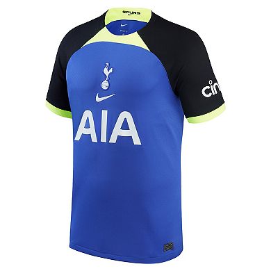 Men's Nike Son Heung-min Blue Tottenham Hotspur 2022/23 Away Breathe Stadium Replica Player Jersey