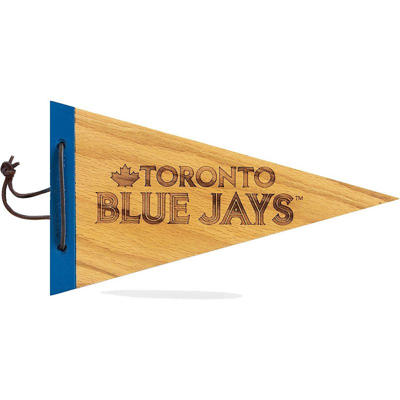 Toronto Blue Jays 7 x 12 Wood Pennant, Multicolor