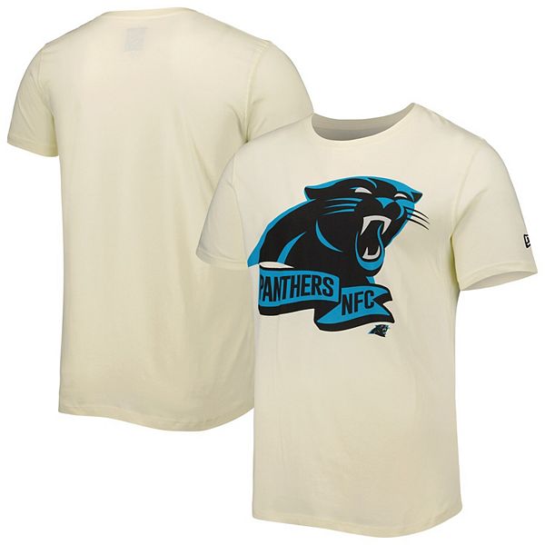 Carolina Panthers New Era Sideline Chrome Pullover Hoodie - Cream