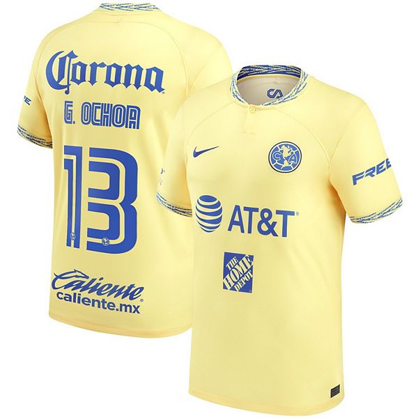 Youth Nike Guillermo Ochoa Yellow Club America 22 23 Home Replica Player Jersey