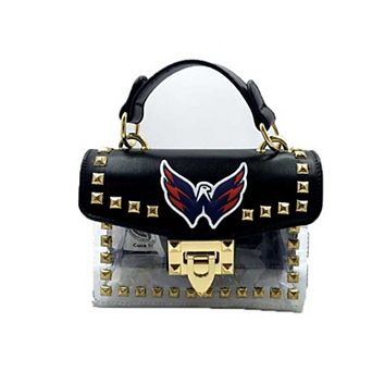 Cuce Washington Capitals Studded Clear Crossbody Purse