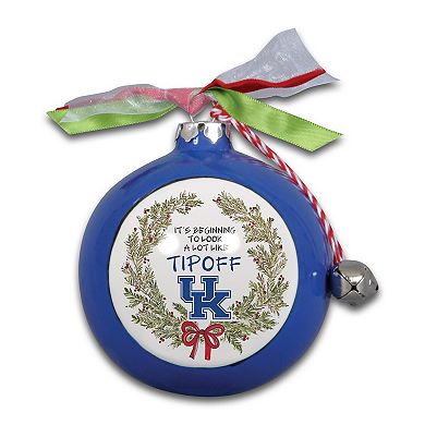 Kentucky Wildcats Wreath Kickoff Painted Ornament