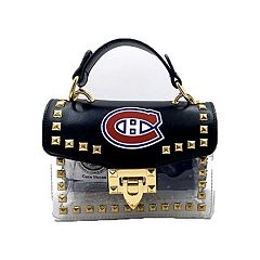 Cuce Chicago Blackhawks Studded Clear Crossbody Purse