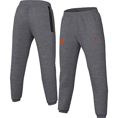 Men's Nike Heather Gray Clemson Tigers Team Logo Spotlight Performance Pants