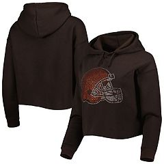 Women's Team (nfl Cleveland Browns) Pullover Hoodie In Gray