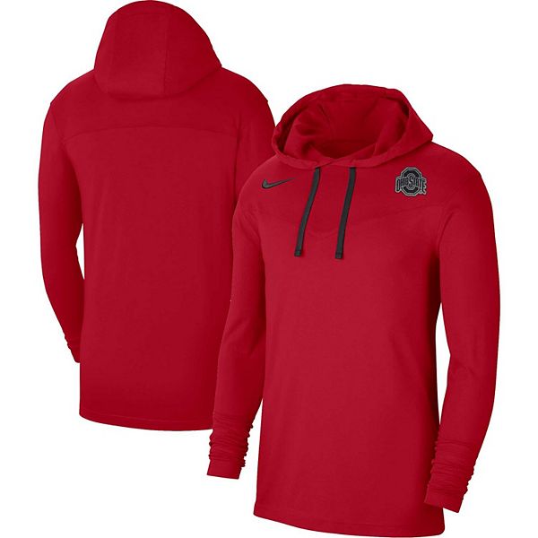 Ohio State Buckeyes Nike Dri-Fit Hoodie Long Sleeve T-Shirt / 2X-Large