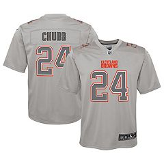 Youth Nick Chubb Brown Cleveland Browns Mainliner Player Name & Number  Pullover Hoodie