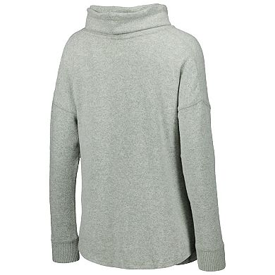 Women's Heathered Green Austin FC Cuddle Tri-Blend Pullover Sweatshirt