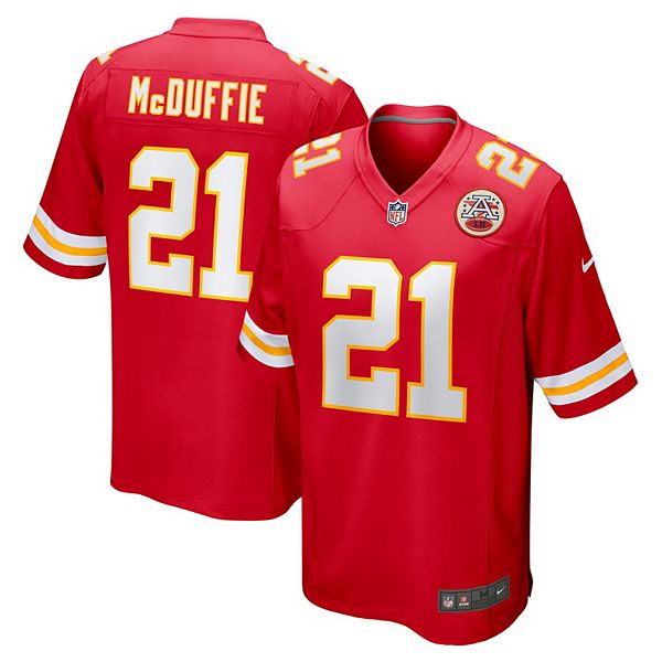 Men's Nike Trent McDuffie Red Kansas City Chiefs 2022 NFL Draft