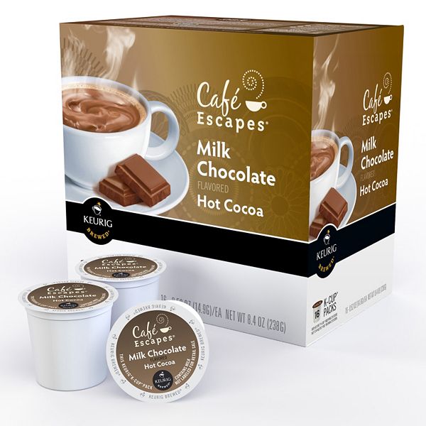 Keurig® K-Cup® Pod Cafe Escapes Milk Chocolate Hot Cocoa - 16-pk.