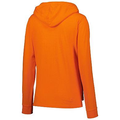 Women's Concepts Sport Orange Clemson Tigers Long Sleeve Hoodie T-Shirt & Pants Sleep Set