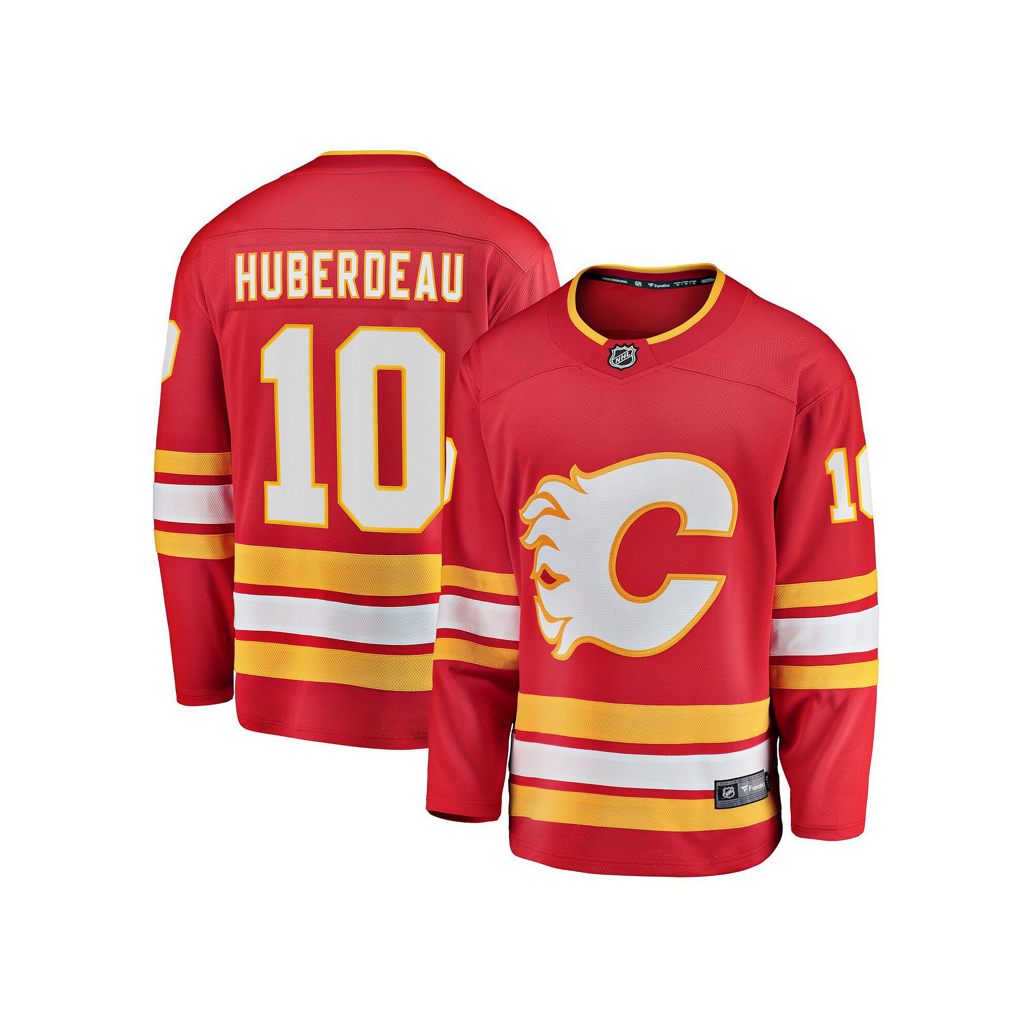 Mens Fanatics Branded Jonathan Huberdeau Red Calgary Flames Home Breakaway