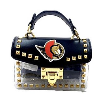Cuce Ottawa Senators Studded Clear Crossbody Purse