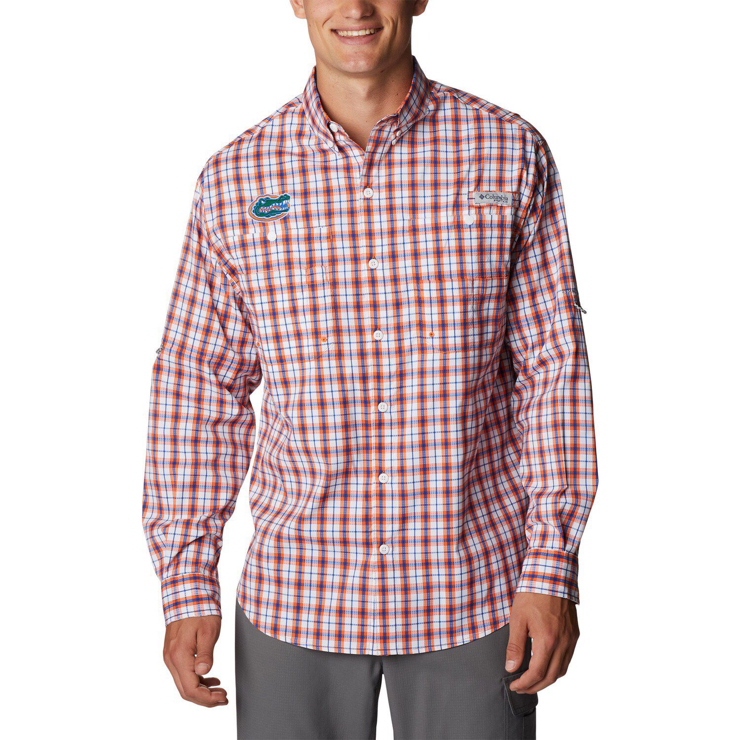 Houston Astros Columbia Americana Tamiami Omni-Shade Button-Down