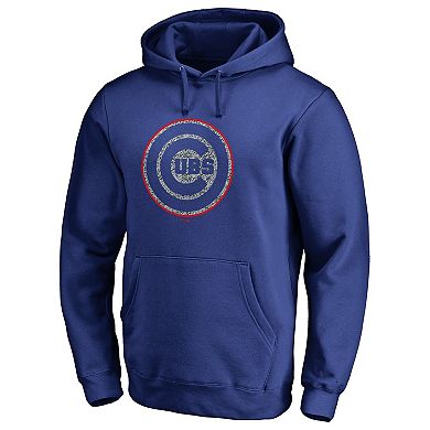 Men's Fanatics Branded Royal Chicago Cubs Static Logo Pullover Hoodie