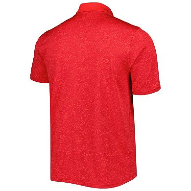 Men's Under Armour Red Utah Utes Static Performance Polo