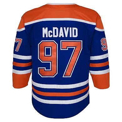 Youth Connor McDavid Royal Edmonton Oilers Home Premier Player Jersey