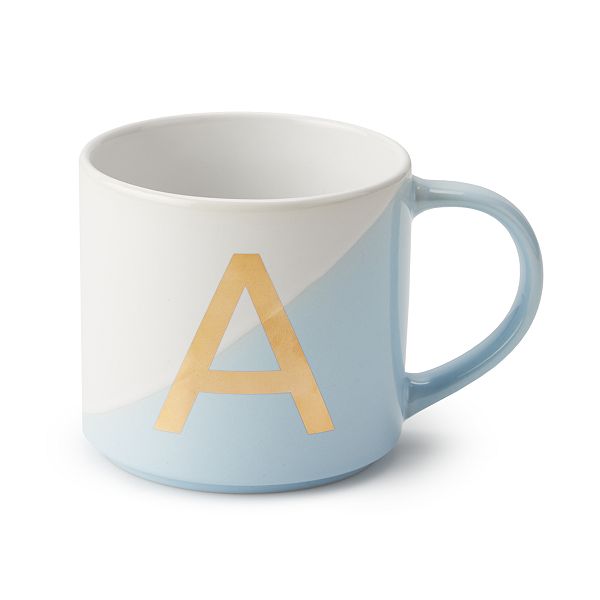 BM08-Two Initial Monogram Ceramic Coffee Cup