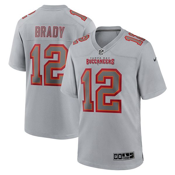 Women's Nike Tom Brady Gray Tampa Bay Buccaneers Atmosphere Fashion Game Jersey Size: Medium