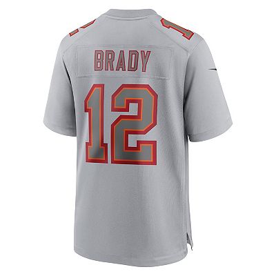 Men s Nike Tom Brady Gray Tampa Bay Buccaneers Atmosphere Fashion Game Jersey