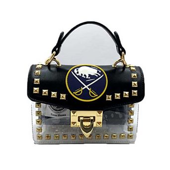 Cuce Buffalo Sabres Studded Clear Crossbody Purse