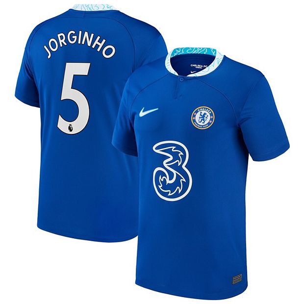 Men's Nike Jorginho Blue Chelsea 2022/23 Replica Home Jersey