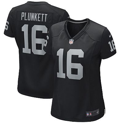 Women s Nike Jim Plunkett Black Las Vegas Raiders Game Retired Player Jersey