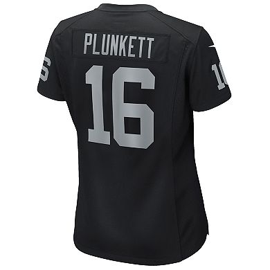 Women's Nike Jim Plunkett Black Las Vegas Raiders Game Retired Player Jersey