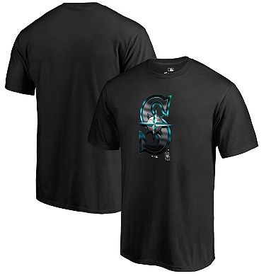 Men's Fanatics Branded Black Seattle Mariners Midnight Mascot T-Shirt