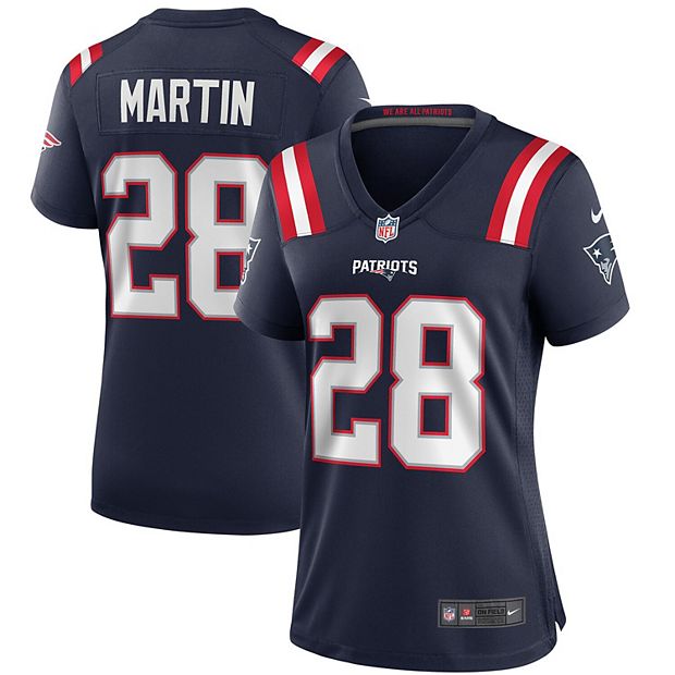 Curtis Martin Logo Athletic New England Patriots NFL Team Jersey Medium