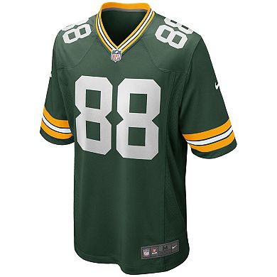 Men's Nike Jermichael Finley Green Green Bay Packers Game Retired Player Jersey