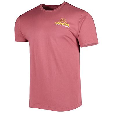Men's Heathered Maroon Minnesota Golden Gophers Hyperlocal T-Shirt