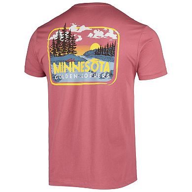 Men's Heathered Maroon Minnesota Golden Gophers Hyperlocal T-Shirt
