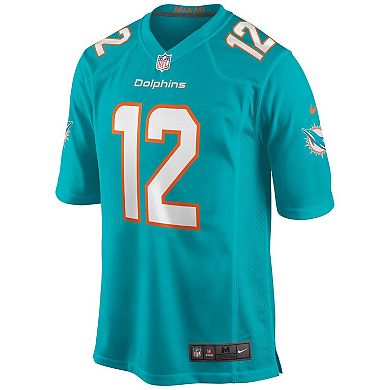 Men's Nike Bob Griese Aqua Miami Dolphins Game Retired Player Jersey