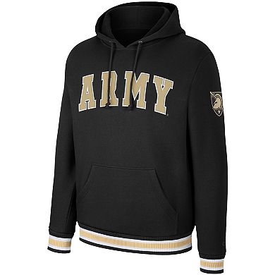 Men's Colosseum Black Army Black Knights Varsity Arch Pullover Hoodie