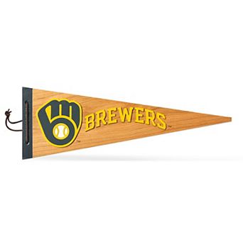 Milwaukee Brewers 3D Wood Pennant