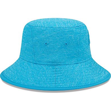Men's New Era Heather  Blue Carolina Panthers Bucket Hat