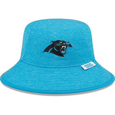 Men's New Era Heather  Blue Carolina Panthers Bucket Hat