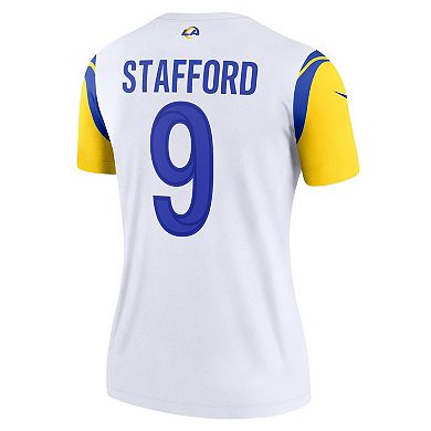 Women's Nike Matthew Stafford White Los Angeles Rams Legend Jersey