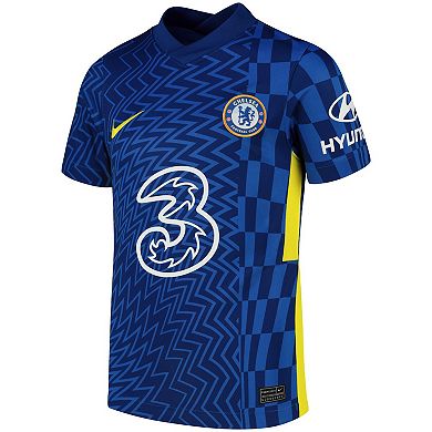 Youth Nike Blue Chelsea 2021/22 Home Breathe Stadium Replica Jersey