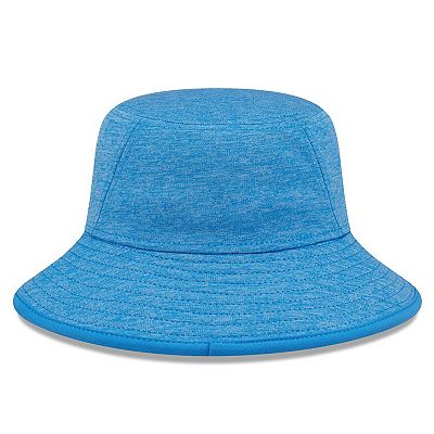 Men s New Era Heather Blue Los Angeles Chargers Bucket Hat