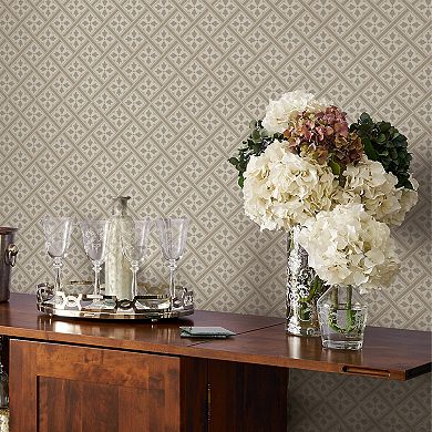 Laura Ashley Mr. Jones Dove Grey Wallpaper