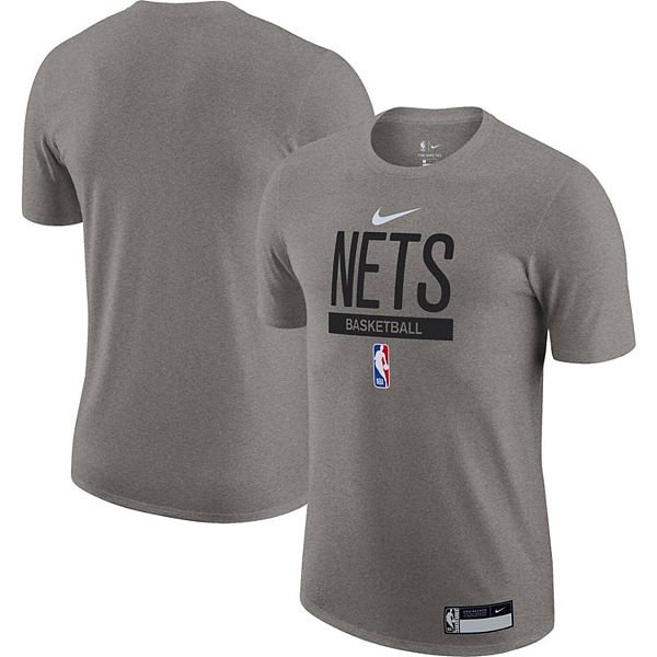 Mens Brooklyn Nets Nike Long Sleeve Practice T-Shirt - Black