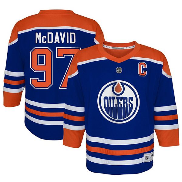 Toddler Connor McDavid Royal Edmonton Oilers Home Replica