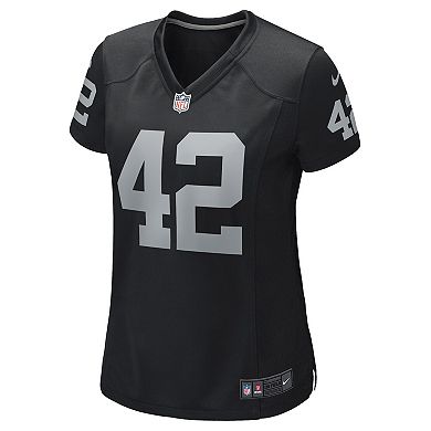 Women's Nike Ronnie Lott Black Las Vegas Raiders Game Retired Player Jersey