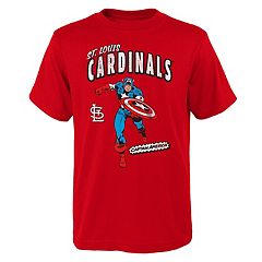 Lids St. Louis Cardinals Stitches Youth Allover Team T-Shirt - Red
