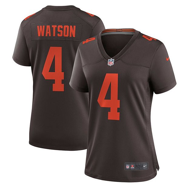 Men's Nike Deshaun Watson Brown Cleveland Browns Game Jersey Size: Medium