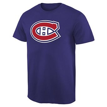 Men's Royal Montreal Canadiens Team Primary Logo T-Shirt