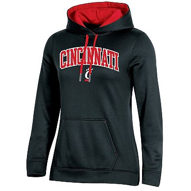 Women's Champion Black Cincinnati Bearcats Arch Logo 2.0 Pullover Hoodie