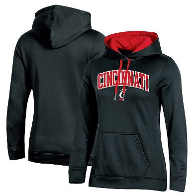 Women's Champion Black Cincinnati Bearcats Arch Logo 2.0 Pullover Hoodie